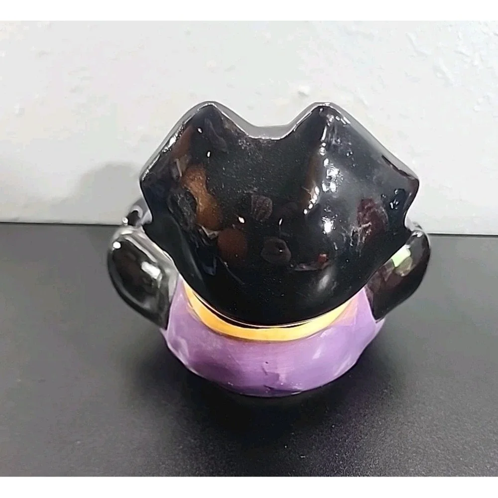Black Cat Candy Dish Halloween Decor 5